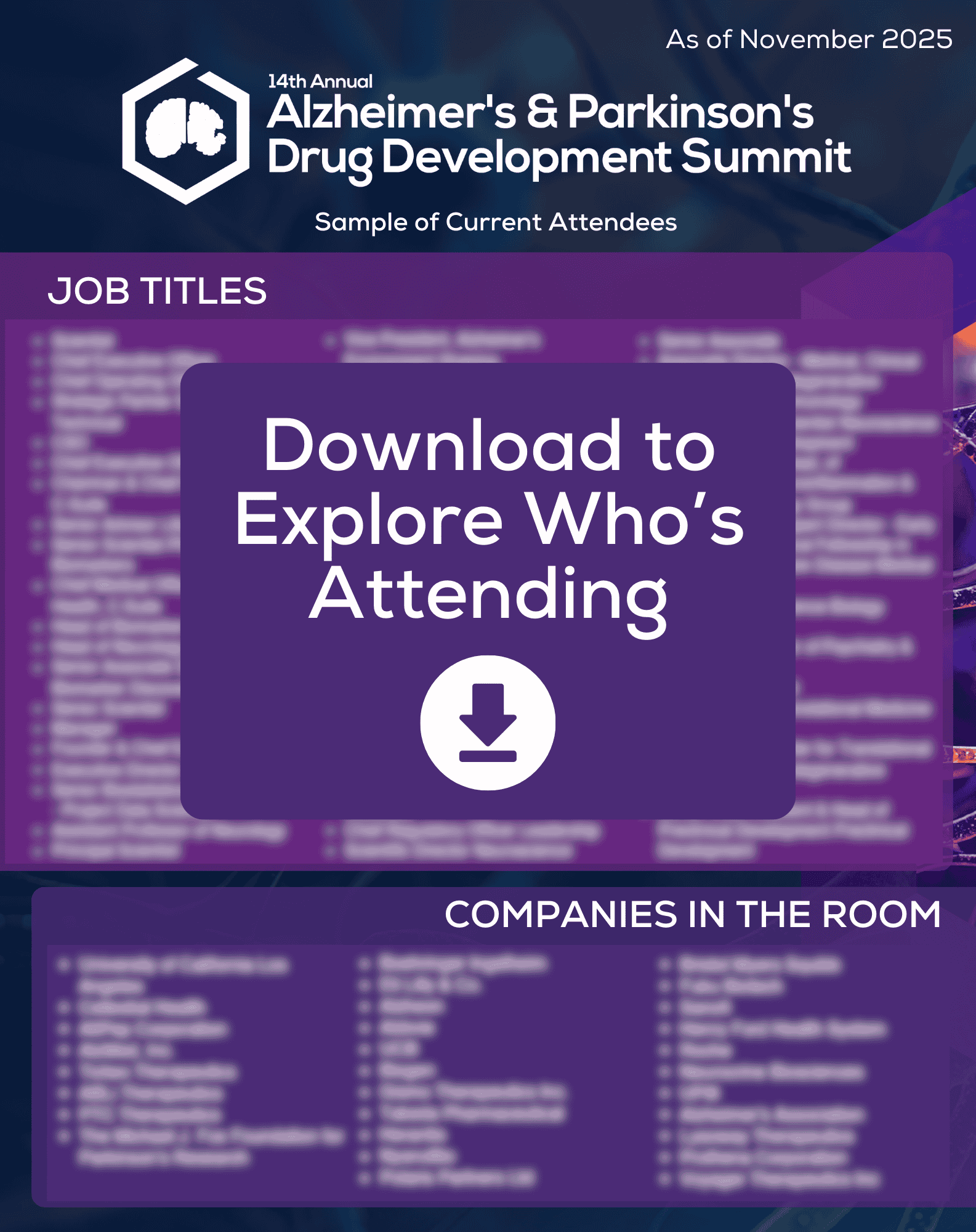 Sample Attendee List